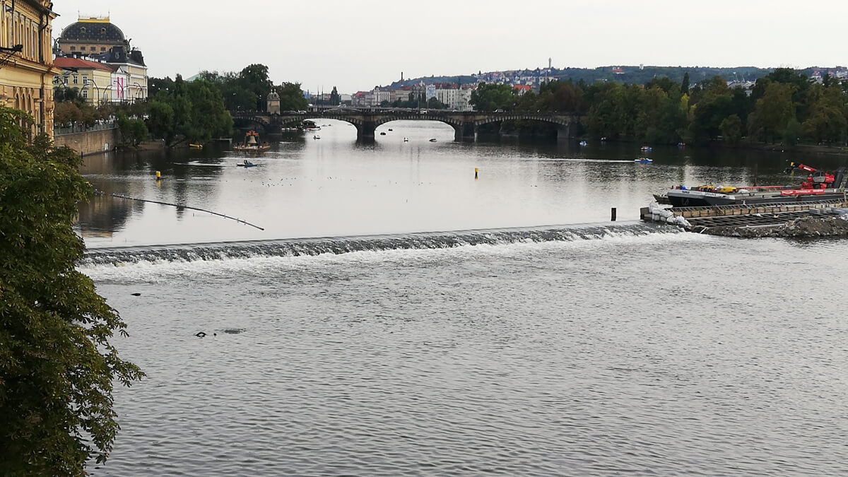 Prague Vltava river Travel Blog